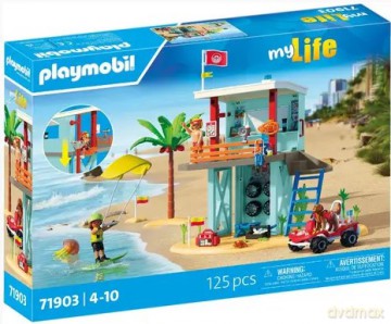 PLAYMOBIL Wieża ratownicza i plażowy samochód buggy (71903) [KLOCKI]