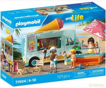 PLAYMOBIL Furgonetka z lodami i sklepikiem surfingowym (71904) [KLOCKI]