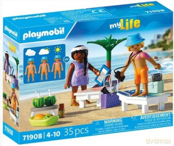 PLAYMOBIL Wycieczka na plażę (71908) [KLOCKI]