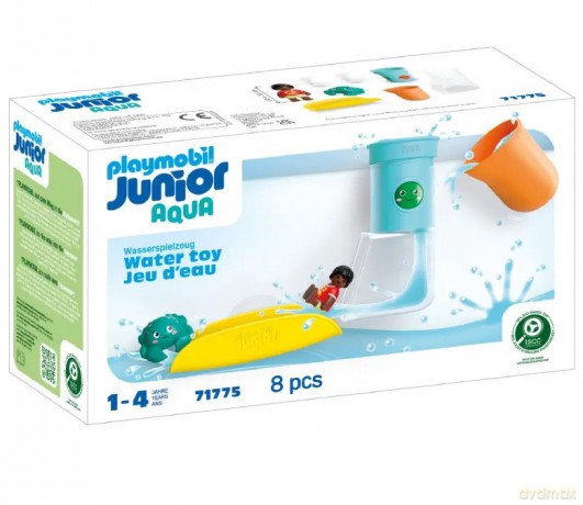 PLAYMOBIL JUNIOR AQUA: Wodospad ze zjeżdżalnią (71775) [KLOCKI]