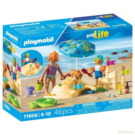 PLAYMOBIL Rodzina na plaży (71906) [KLOCKI]