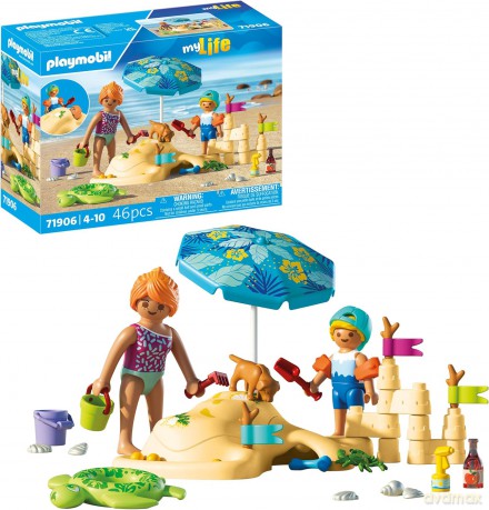 PLAYMOBIL Rodzina na plaży (71906) [KLOCKI]