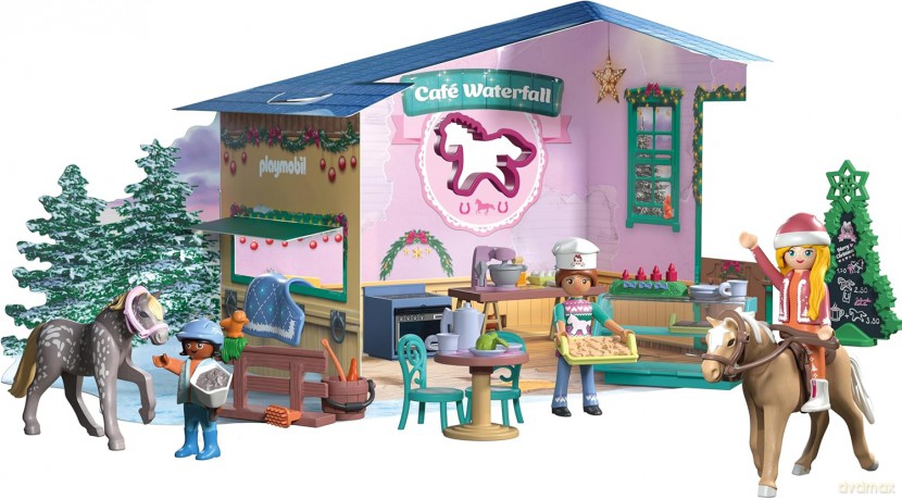 PLAYMOBIL Świąteczne wypieki w kawiarni jeździeckiej (71952) [KLOCKI]