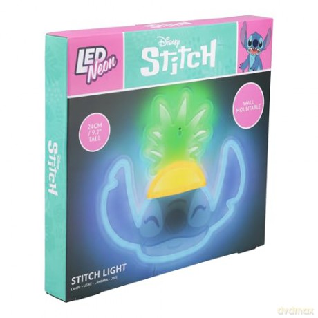 Disney Stitch neonowa lampka ścienna (wysokość: 23,5 cm) / Disney Stitch Wall Mountable LED Neon Light (high: 23,5 cm)