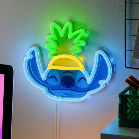 Disney Stitch neonowa lampka ścienna (wysokość: 23,5 cm) / Disney Stitch Wall Mountable LED Neon Light (high: 23,5 cm)