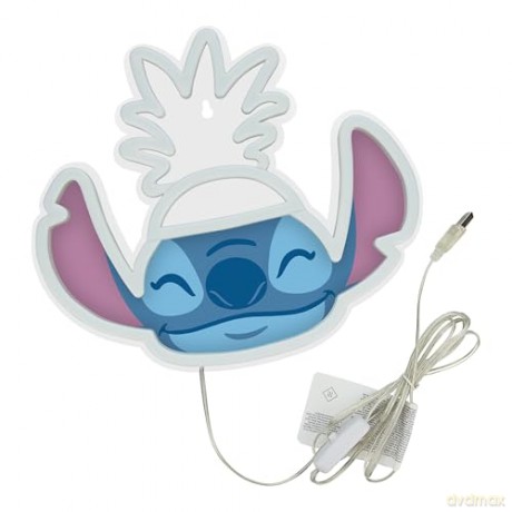 Disney Stitch neonowa lampka ścienna (wysokość: 23,5 cm) / Disney Stitch Wall Mountable LED Neon Light (high: 23,5 cm)