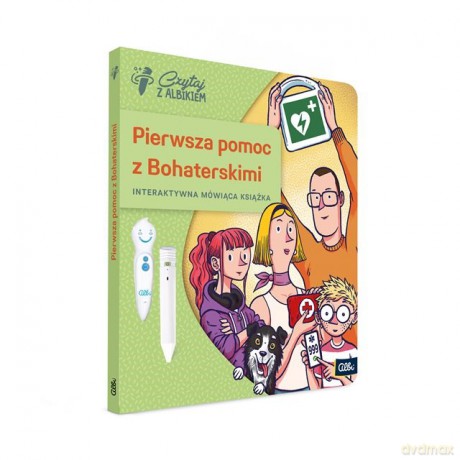 Czytaj z Albikiem. Pierwsza pomoc z Bohaterskimi [KSIĄŻKA]