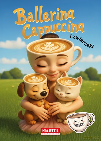 Ballerina Cappuccina i zwierzaki. Kolorowanka z naklejkami - Agata Niemirska [KSIĄŻKA]