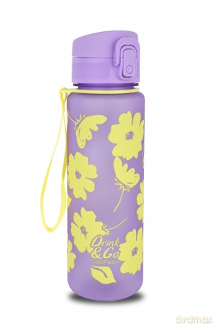 Bidon 600ml Coolpack Brisk Flores Lila