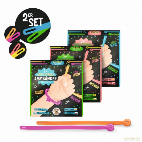Bransoletki antystresowe 1szt. mix