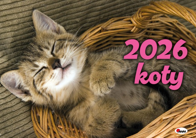 Kalendarz 2026 albumowy Koty KA2 [KALENDARZ]