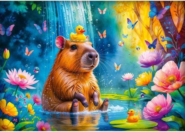 TREFL 1000 el. Kapibara (10949) [PUZZLE]