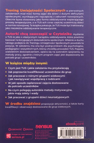 TUS skrojony na miarę. Jak planować i realizować Trening Umiejętności Społecznych dostosowany do potrzeb każdej grupy - Karolina Pudło, Aleksandra Pęcak [KSIĄŻKA]