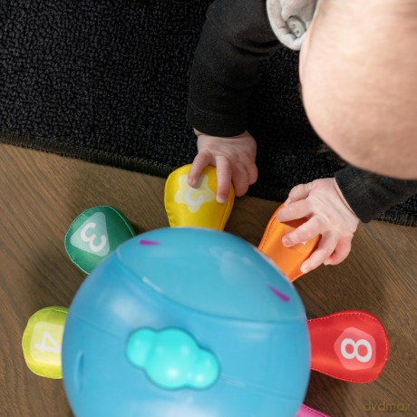 Zabawka edukacyjna Baby Einstein - 4-in-1 Crawl & Chase Pal, Go Opus Go - (BE-16921)