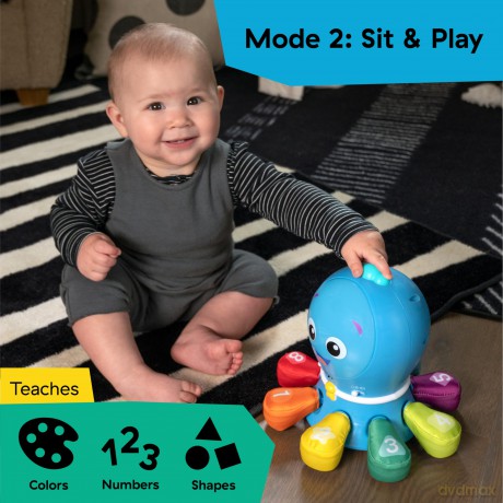 Zabawka edukacyjna Baby Einstein - 4-in-1 Crawl & Chase Pal, Go Opus Go - (BE-16921)