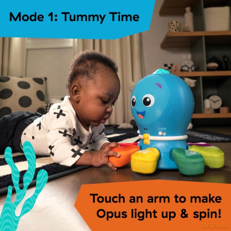 Zabawka edukacyjna Baby Einstein - 4-in-1 Crawl & Chase Pal, Go Opus Go - (BE-16921)