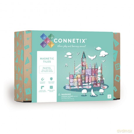 Connetix - Pastel Ball Run Pack 106 Pieces (CT-P-00106-BR)