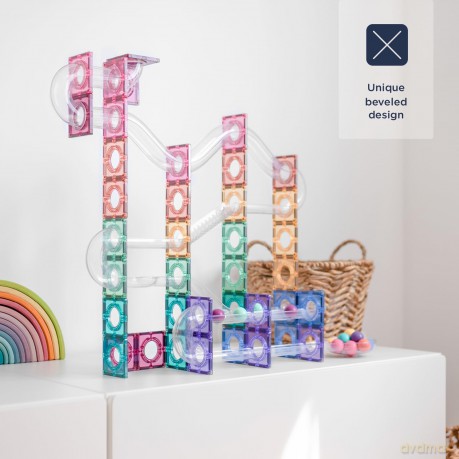 Connetix - Pastel Ball Run Pack 106 Pieces (CT-P-00106-BR)
