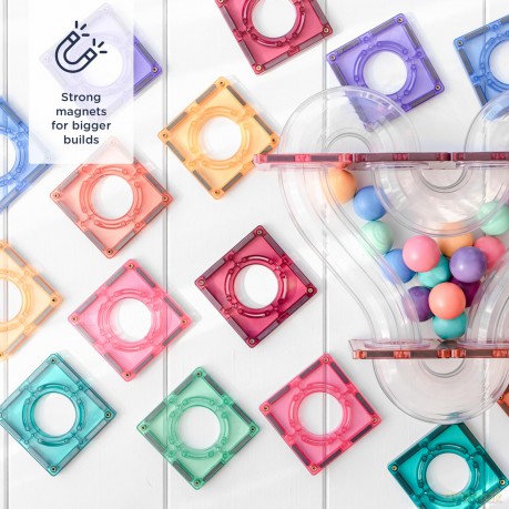 Connetix - Pastel Ball Run Pack 106 Pieces (CT-P-00106-BR)