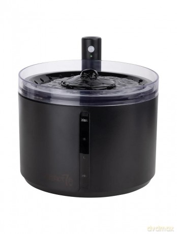 District 70 - FLOW Wireless waterFountaine, black 2,2liter - Motion sensor activated