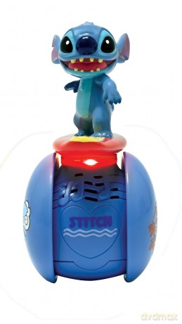 Lexibook - Roller Surfer Stitch - One-wheel perfect balanced Stitch with light and sound effects (ROB01D)