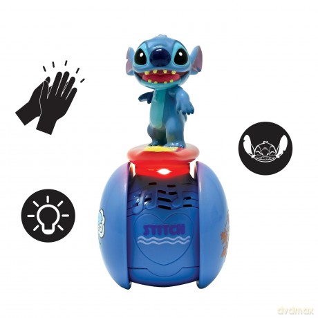 Lexibook - Roller Surfer Stitch - One-wheel perfect balanced Stitch with light and sound effects (ROB01D)