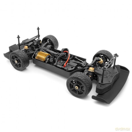 Maverick - QuantumR Flux 4S 1/8 4WD Muscle Car - Black/Red (150350)