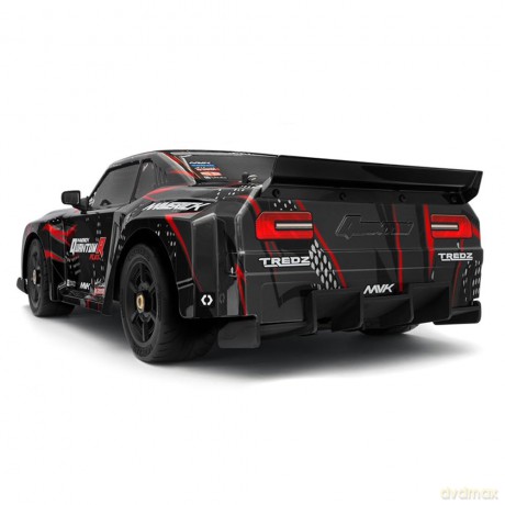 Maverick - QuantumR Flux 4S 1/8 4WD Muscle Car - Black/Red (150350)