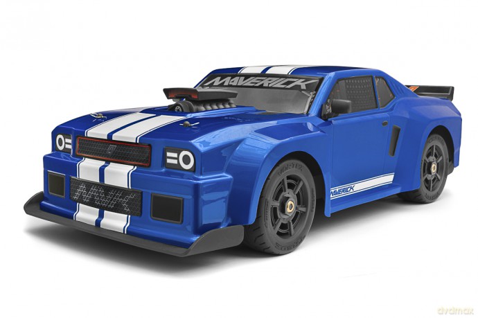 Maverick - QuantumR Flux 4S 1/8 4WD Muscle Car - Blue (150310)