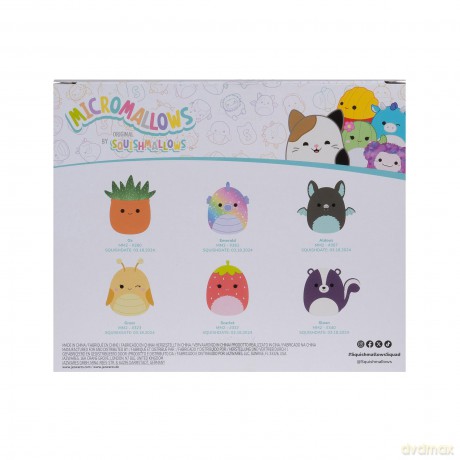 Micromallows - 6 cm 6 Pack Plush S2 - Greer, Sloan, Emerald, Oz, Scarlet and Aldous