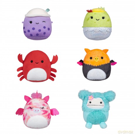 Micromallows - 6 cm 6 Pack Plush S2 - Myrnam, Henley, Carlos, Anjara, Joelle and Poplina