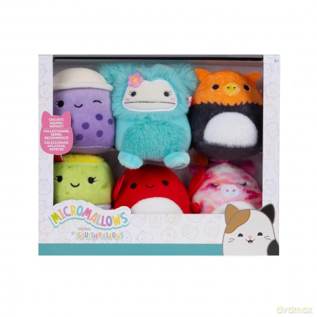 Micromallows - 6 cm 6 Pack Plush S2 - Myrnam, Henley, Carlos, Anjara, Joelle and Poplina