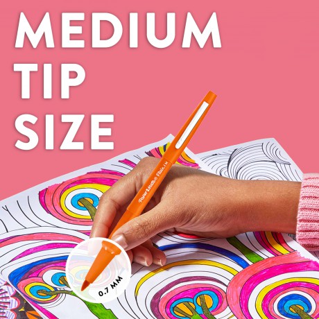 Paper Mate - Flair Felt Tip Pens - Blue - 36 Count