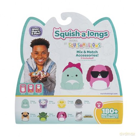 Squishalongs - 2.5 cm 8 Pack S2 - Style 1