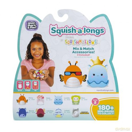 Squishalongs - 2.5 cm 8 Pack S2 - Style 2