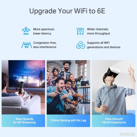 TP-Link - Deco XE75 Pro AXE5400 Whole-Home Mesh Wi-Fi 6E System (3-pack)