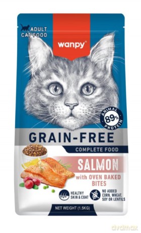 wanpy - Adult Cat Food with Salmon - 1.5kg
