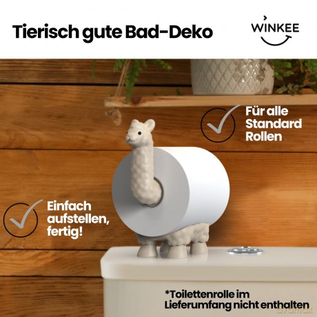Winkee - Toilet Roll Holder - Llama