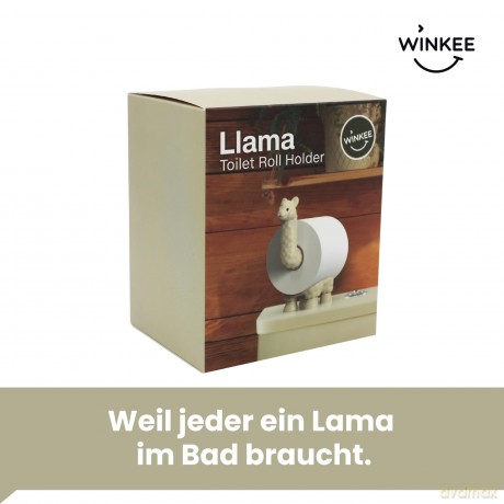 Winkee - Toilet Roll Holder - Llama
