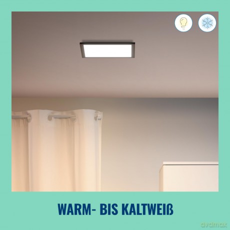 WiZ - Tunable White LED Panel - 30x30 - 12W - Sort