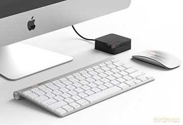Aaden biurkowa ładowarka baterii 2x AA USB czarna