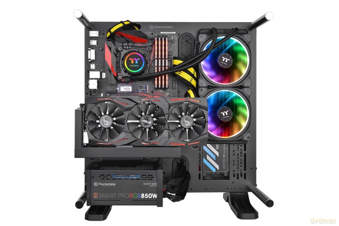 Chłodzenie CPU Floe Riing RGB 280 TT Premium Edition (280mm, miedź) zestaw - RGB