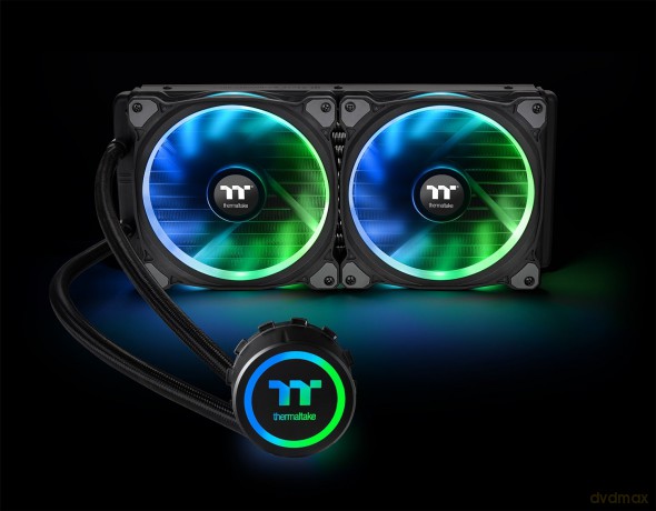 Chłodzenie CPU Floe Riing RGB 280 TT Premium Edition (280mm, miedź) zestaw - RGB