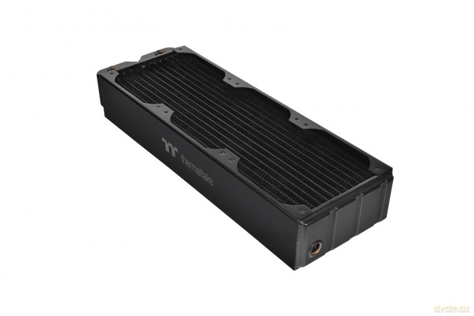 Chłodzenie wodne Pacific CL420 radiator (420mm, 5x G 1/4, miedź) czarne