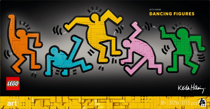 LEGO ART Keith Haring - tańczące postacie (31216) [KLOCKI]