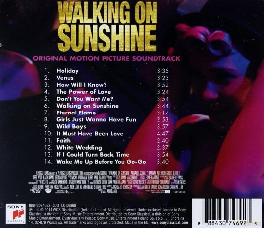 Walking On Sunshine soundtrack [CD]