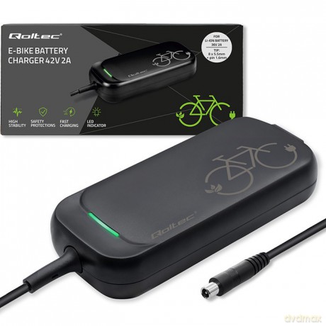 Ładowarka do roweru skutera elektrycznego XIAOMI 36V | 42V | 2A |8.0*.8.0mm+pin | wodoodporna + kabel zasilający