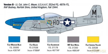 Model plastikowy P-51D Mustang Aces 1/72