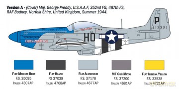 Model plastikowy P-51D Mustang Aces 1/72