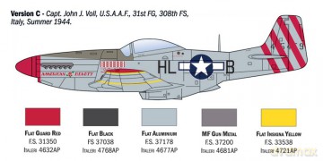 Model plastikowy P-51D Mustang Aces 1/72